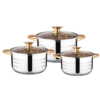 Item# RG1306B Bateria De Cocina Ollas En Acero 6 Piezas-Owin Cookware