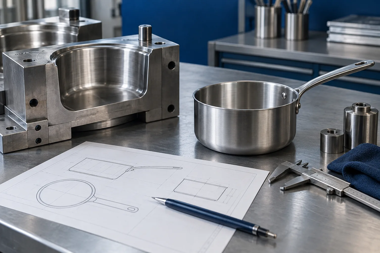 Samples, tooling and compliance brief — AI-generated concept illustration