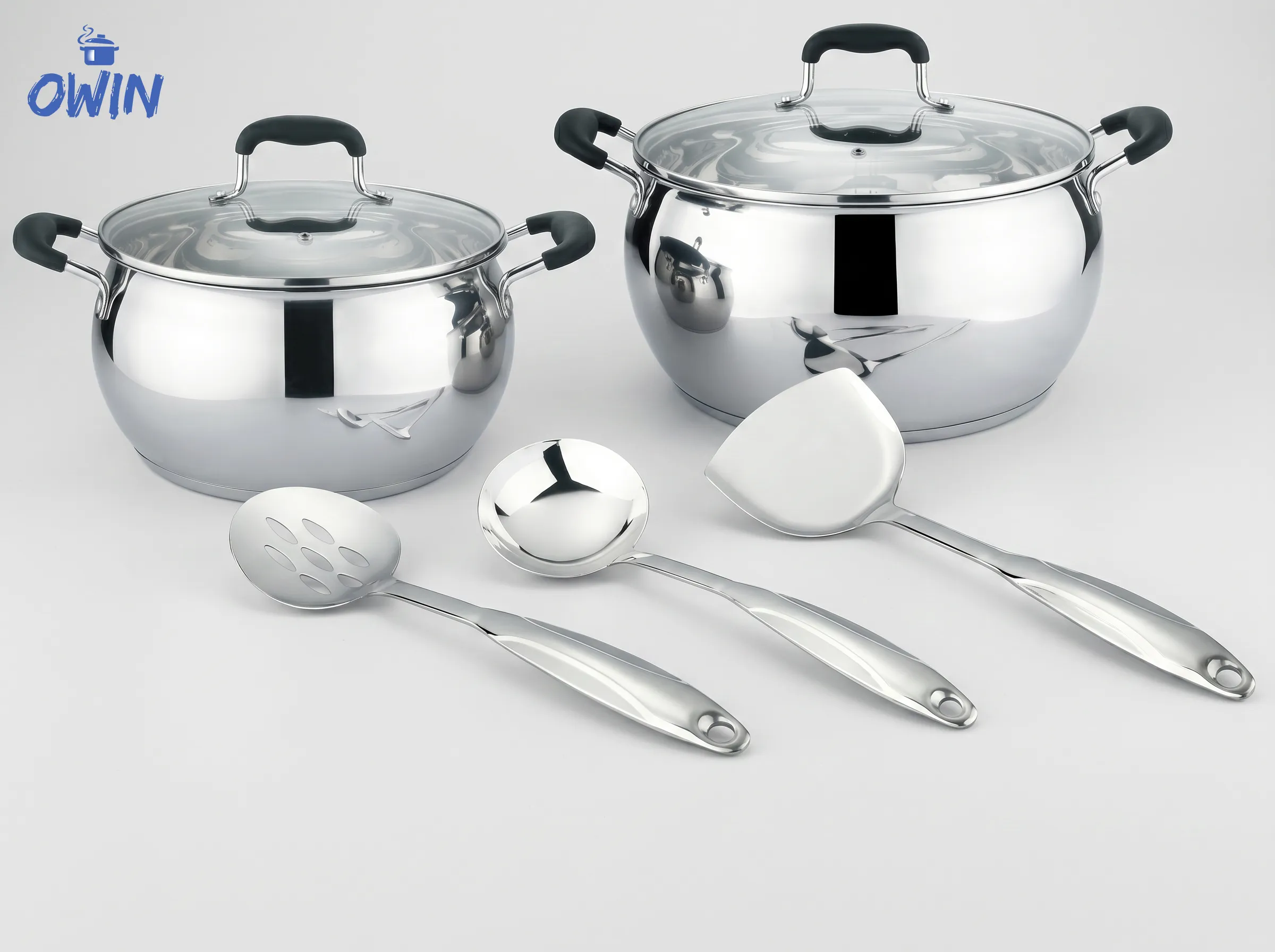Belly-Shape Cookware Set